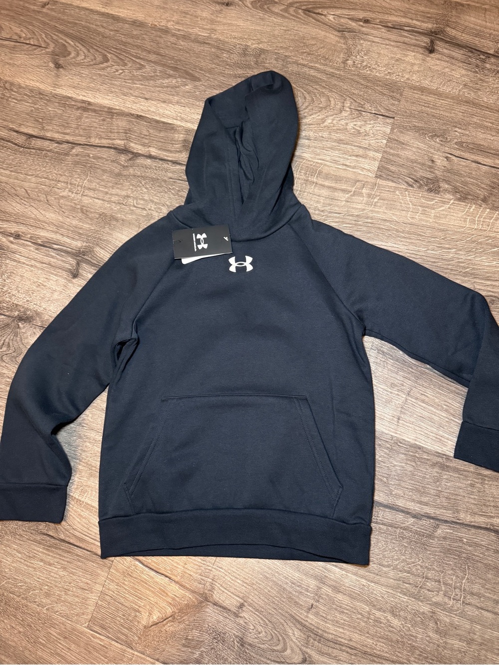 Under Armour Black Hoodie with Front Logo NEW